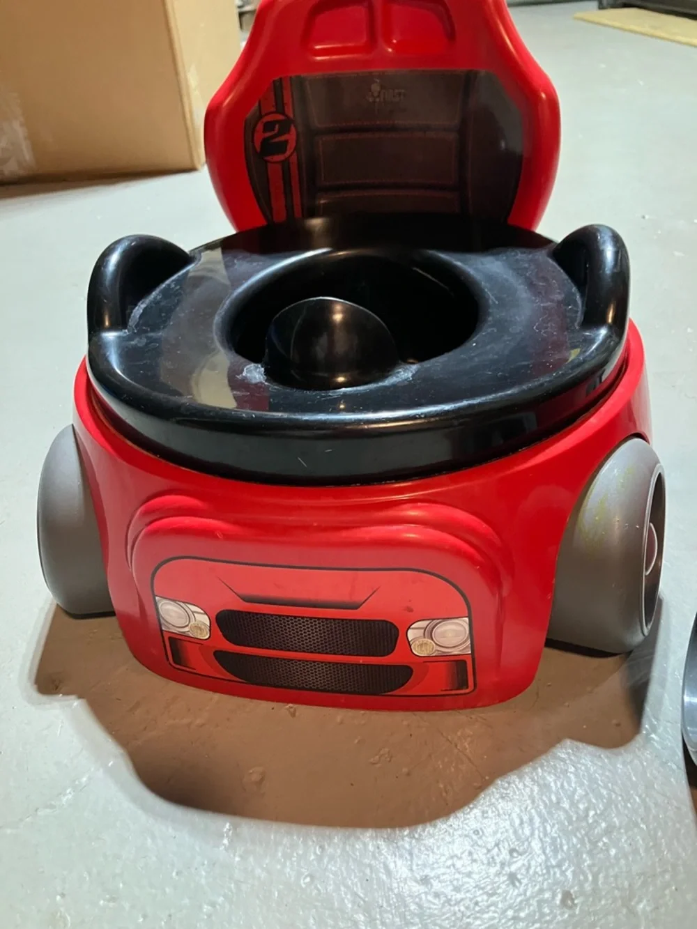 Kids Car-Shaped Potty Training Seat - Red